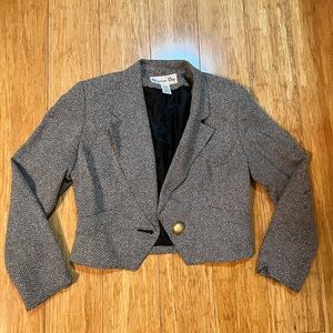 Vintage Christian Dior Cropped Blazer size 6